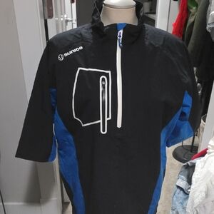 Sunice Men's Black and Blue Performance Jacket